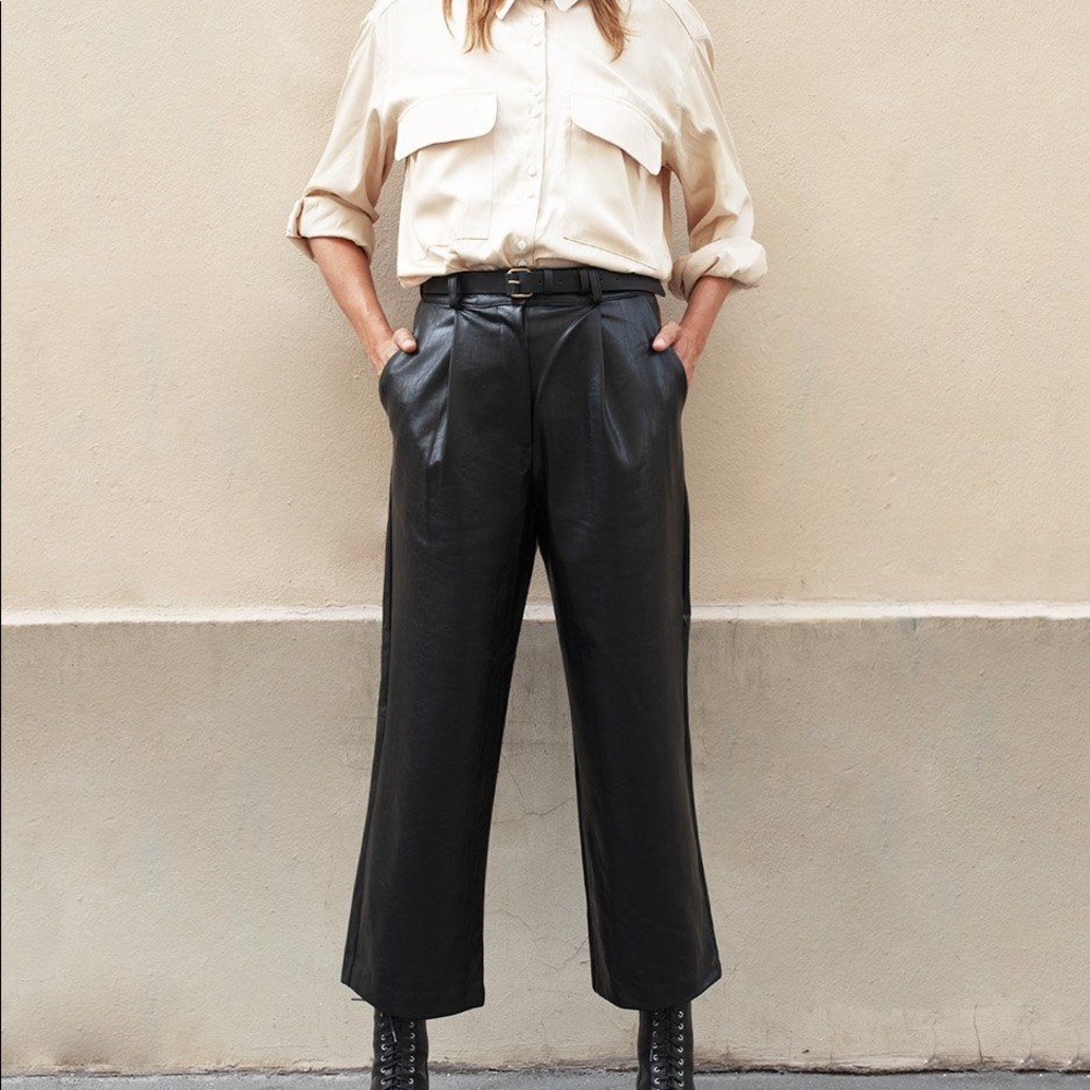 Frankie Shop Leather Pants